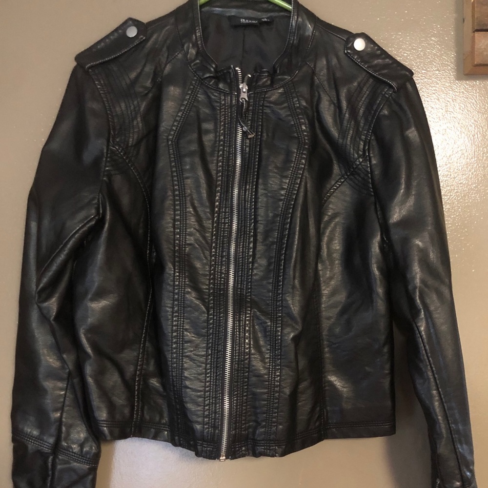 Faux Leather Jacket